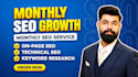 complete monthly SEO service by dofollow  whitehat backlinks