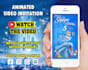 create custom video invitations for kids and adults