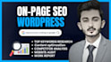 do onpage SEO service and technical optimization of wordpress website