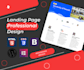 create responsive landing page using html,css,bootstrap