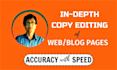 professionally proofread and edit your website or blog pages