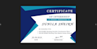 create any type of professional certificate design