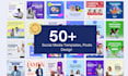 design 7 social media posts graphics, social media post design