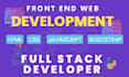 do front end web development using html css bootstrap tailwind javascript