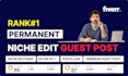 do permanent niche edit guest post backlink services