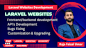 be your web developer for PHP laravel websites