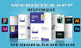 create responsive website design and  figma design website ui ux