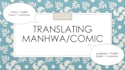 translate manhwa from raw