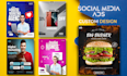design amazing social media posts for facebook and instagram ads