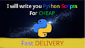 write you python scripts
