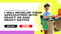develop your application with react js and react native