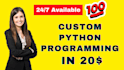 create a custom python program