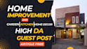 do home improvement guest post, home improvement blog,