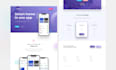 design html css javascript or laravel vue js for website front end landing page