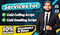 make cold calling script in 50usd only that convert sales