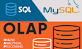 do sql database,mysql ,olap query ,diagramme,data entry etc
