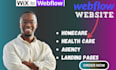 design website, clone website on webflow landing page
