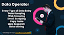 do data entry, data scraping, email scraping, web scraping or copy paste
