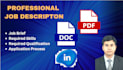 write a flawless job description for any job role