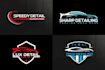 create auto detailing and car wash logo