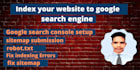 fix your site indexing issue