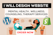 design real estate mls , ecommerce , therapy, wellness and book author website
