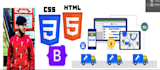 be your front end web developer using HTML,CSS, bootstrap,js