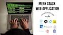 develop mern stack or next js web applications