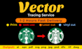 do vector tracing , convert to vector, image to vector fast delivery