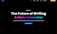 create website for ai content and image generator with saas using openai chatgpt