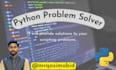 be your python coder and script writer