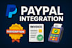 provide secure paypal integration services