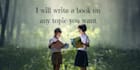 write a book on any topic you want