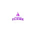 design modern significant purple flame logo