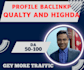 build dofollow profile backlinks high  moz da50 plus SEO