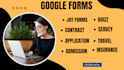 create google forms jot forms surveys quizzes feedback and research
