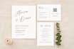 create minimalist wedding invitation design