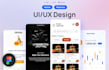 create mobile app ui and website ui design in figma