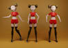 do low poly character modelling for you in blender