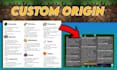 create a custom origin for the minecraft origins mod