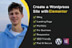 create a wordpress site with elementor