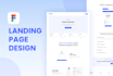 design figma website ui ux and landing page UI