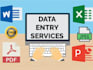 complete any type data entry jobs and copy paste very fast