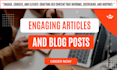 write your engaging blog posts and articles