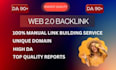 create web 2 0 backlinks from 200 unique domain da80