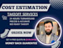 do construction estimate , estimation , cost estimation and material takeoff
