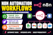 build n8n workflow automation, ai automation and  do API integrations