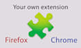 make a browser extension for chrome and firefox