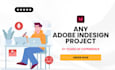do any adobe indesign projects professionally