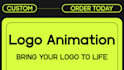 create custom logo animation video